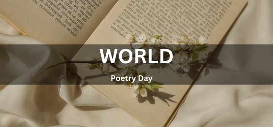 World Poetry Day [विश्व कविता दिवस]
